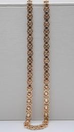 gouden platte koningsketting 14kt, Sieraden, Tassen en Uiterlijk, Kettingen, Wanneer, Www.bredajuwelier.nl, Nieuw, Ophalen of Verzenden