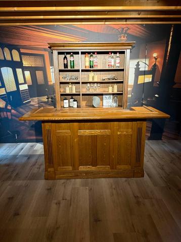 Antieke Eiken bar Barset Barkast cafe kroeg toog mancave beschikbaar voor biedingen