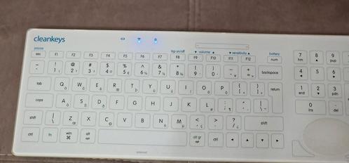 medisch toetsenbord met touchpad US wit, Computers en Software, Toetsenborden, Zo goed als nieuw, Ophalen of Verzenden