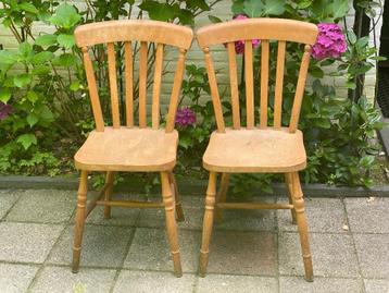 Keukenstoelen beuken, 2 stuks beschikbaar voor biedingen