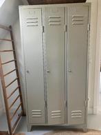 Lockerkast grijs/bruin, Ophalen, Gebruikt