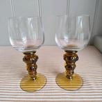 Vintage! 2x prachtig glas Roemer jaren 60 Theresienthal, Antiek en Kunst, Ophalen of Verzenden