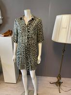 Panterprint jurk lange blouse Made in Italy maat S/M, Made in Italy, Douwenmaat 8-3 Meppel, Info@again.nu, Ophalen of Verzenden