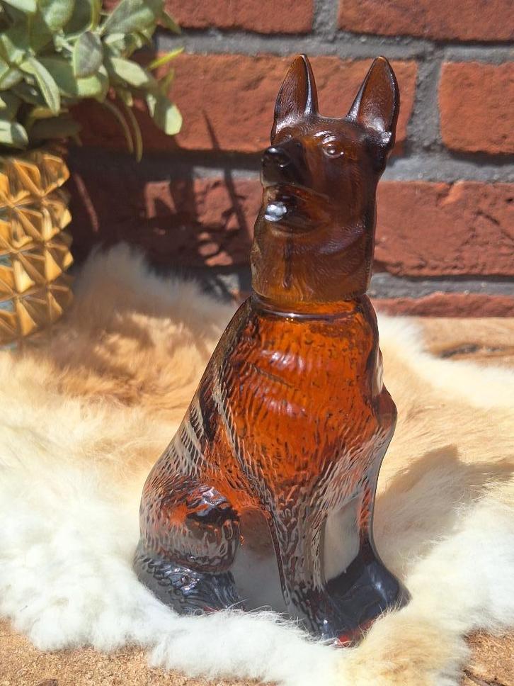 Vintage parfumfles 'herdershond' van Avon, Antiek en Kunst, Curiosa en Brocante, Ophalen of Verzenden