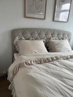 Ikea bed 180x200 cm met matras - Gebruikt, Ophalen, Gebruikt, Beige, Tweepersoons