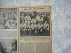 Voetbal. Heemstede. H.B.C. viert gouden feest. 1952., Verzenden, 1940 tot 1960, Knipsel(s)