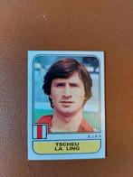 panini voetbal 82 tscheu la ling ajax 1981-1982, Ophalen of Verzenden, Zo goed als nieuw, Ajax, Poster, Plaatje of Sticker