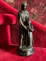 Antiek heiligenbeeld ❤️ St. Anna met Maria, Ophalen of Verzenden