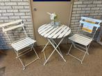Bistro set, Tuin en Terras, Ophalen, Zo goed als nieuw, Overige materialen, 2 zitplaatsen