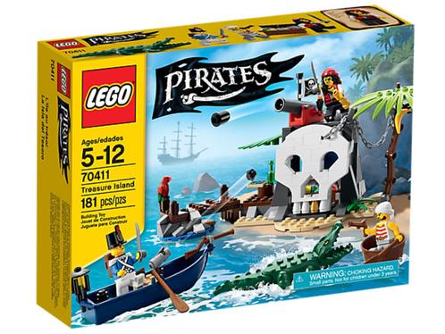 LEGO - Pirates: Treasure Island (70411), Kinderen en Baby's, Speelgoed | Duplo en Lego, Zo goed als nieuw, Lego, Complete set