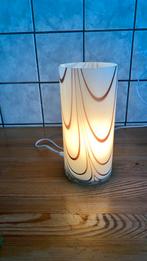 Nieuwe staande glazen lamp 32 hoog, Ophalen of Verzenden, Zo goed als nieuw, Glas, Minder dan 50 cm