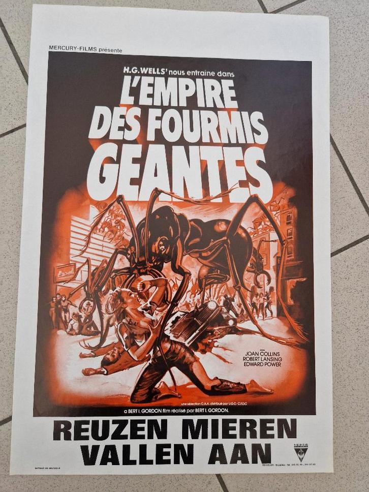 filmaffiche Empire of the Antz 1977 filmposter, Verzamelen, Posters, Zo goed als nieuw, Film en Tv, A1 t/m A3, Rechthoekig Staand
