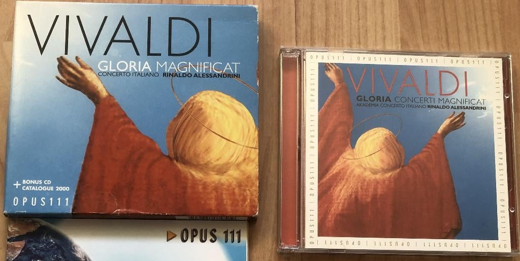 VIVALDI - O.A. GLORIA , MAGNIFICAT + BONUS CD + CATALOGUS, Ophalen of Verzenden, Barok, Zo goed als nieuw, Orkest of Ballet