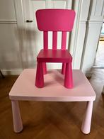 IKEA tafel en stoel roze, Ophalen of Verzenden