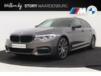 BMW 5 Serie 520i High Executive M Sport Automaat / Schuif-ka, Auto's, Te koop, Zilver of Grijs, 1515 kg, Benzine