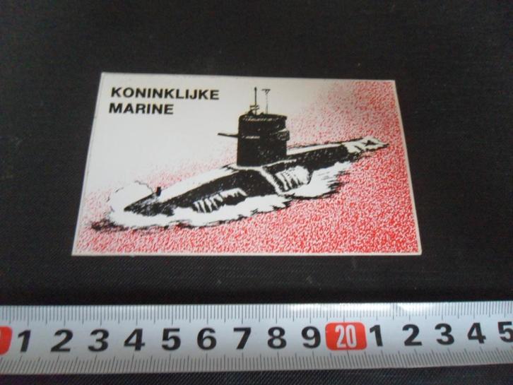 sticker leger marine onderzeeër duikboot 061, Verzamelen, Stickers, Zo goed als nieuw, Ophalen