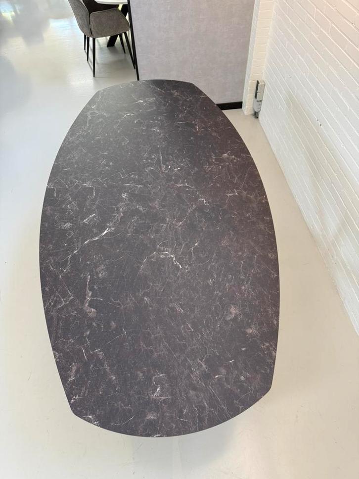 Deens ovale HPL tafelblad 220x110cm 1 deens ovaal blad OP=OP, Huis en Inrichting, Tafels | Eettafels, Nieuw, Ovaal, Ophalen