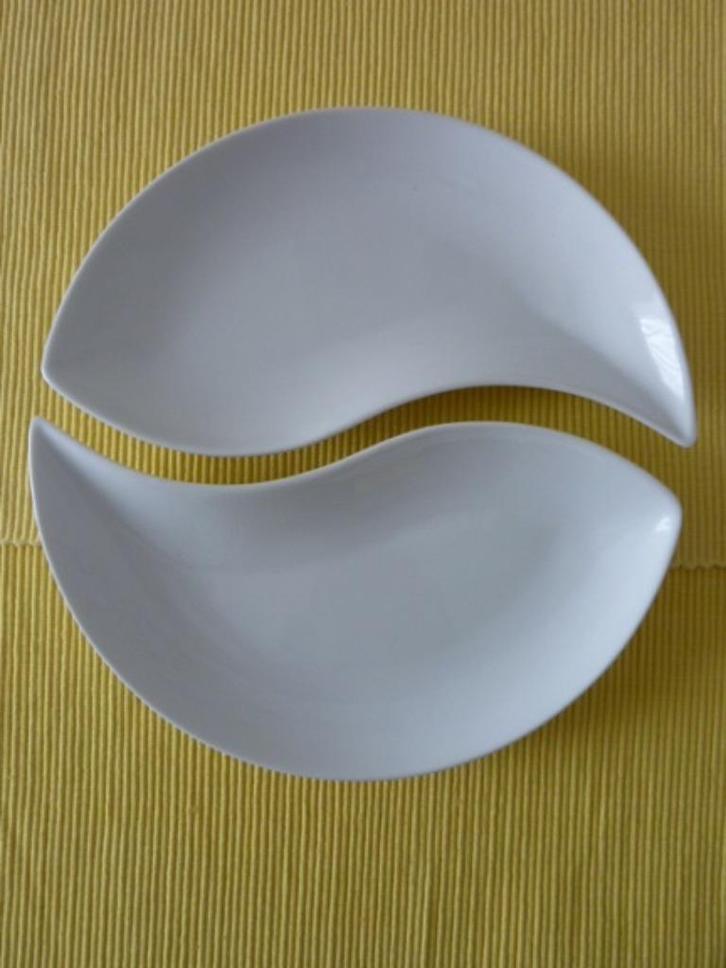 schalen JIN JANG wit schaaltje NIEUW cadeau of zelf, Huis en Inrichting, Woonaccessoires | Schalen en Manden, Nieuw, Schaal, Overige vormen