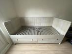 Kajuitbed steigerhout, Ophalen, 180 cm of meer, 85 tot 100 cm, Lattenbodem