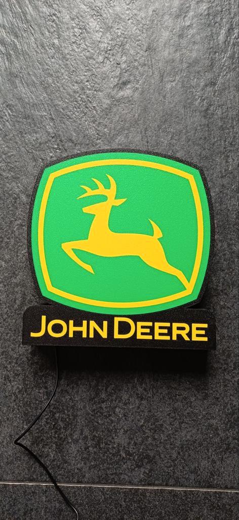 John Deere Lamp - 3D Geprint, Huis en Inrichting, Lampen | Tafellampen, Zo goed als nieuw, Minder dan 50 cm, Kunststof, Ophalen of Verzenden