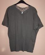 Shirt korte mouw, bruin, mt. XL, maat oksel 62 cm., omschr., Bruin, Maat 46/48 (XL) of groter, Nieuw, Ophalen of Verzenden