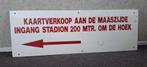 Feyenoord  Kaartverkoop Bord 1994, Ophalen of Verzenden, Gebruikt
