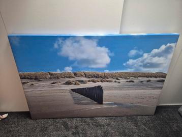 Canvas Schilderij Strand - 80x120 cm beschikbaar voor biedingen