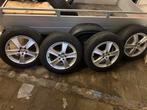 Michelin Alpin 215/60/17 winterset met velgen, Auto-onderdelen, Banden en Velgen, Ophalen, Banden en Velgen, 17 inch, Winterbanden
