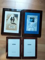 4 Houten Fotolijsten - HEMA & Meer, Ophalen of Verzenden, Gebruikt