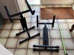 2 muziek standaarden zwart metaal, Muziek en Instrumenten, Standaards, Ophalen, Zo goed als nieuw, Overige instrumenten