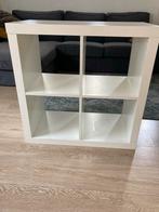 Ikea Kallax kast - 4 vakken - wit, Ophalen, Gebruikt, 50 tot 100 cm, Minder dan 100 cm