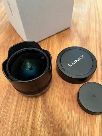 Lumix G Fisheye 8mm f3.5 f/1.8 Micro Fourth Third beschikbaar voor biedingen