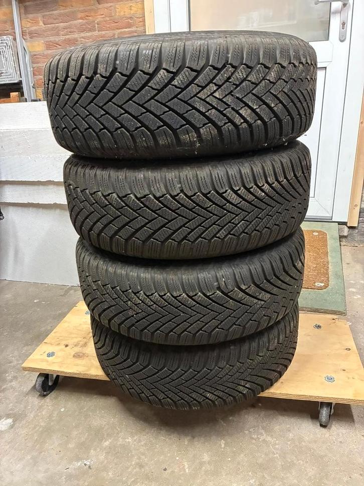 Winterbanden met velgen 5x100  (VW/Audi/Seat/Skoda), Auto-onderdelen, Banden en Velgen, Winterbanden, 14 inch, 185 mm, Ophalen