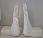 Jaren 80 boekensteunen hand handen keramiek popart, Ophalen of Verzenden