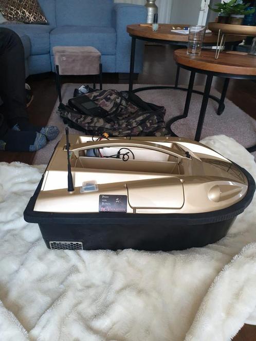 Voerboot Prisma III met GPS Fishfinder en hookrelease, Watersport en Boten, Hengelsport | Karpervissen, Zo goed als nieuw, Overige typen