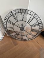 Wandklok industrieel 90cm, Huis en Inrichting, Woonaccessoires | Klokken, Ophalen, Zo goed als nieuw