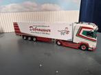 Daf XG + wsi koeltrailer van debrouwer, Hobby en Vrije tijd, Modelauto's | 1:50, Ophalen of Verzenden, Zo goed als nieuw, Bus of Vrachtwagen