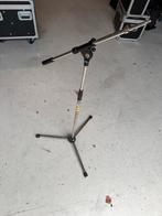 Microfoonstatief zilver, Ophalen of Verzenden, Gebruikt, Instrumentstandaard, Microfoon