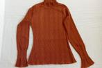 Kanten top, Kleding | Dames, Tops, Ophalen of Verzenden, Nieuw, Bruin, Lange mouw
