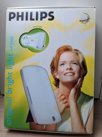 NIEUW in doos PHILIPS daglichtlamp voor lichttherapie HF3300