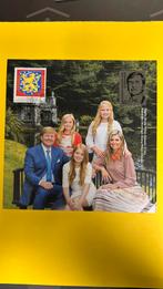 Koningshuis willem alexander en gezin zilver zegel, Ophalen of Verzenden