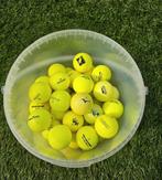 Gele golfballen mix 40 stuks AAAA kwaliteit, Ophalen of Verzenden, Zo goed als nieuw, Bal(len)