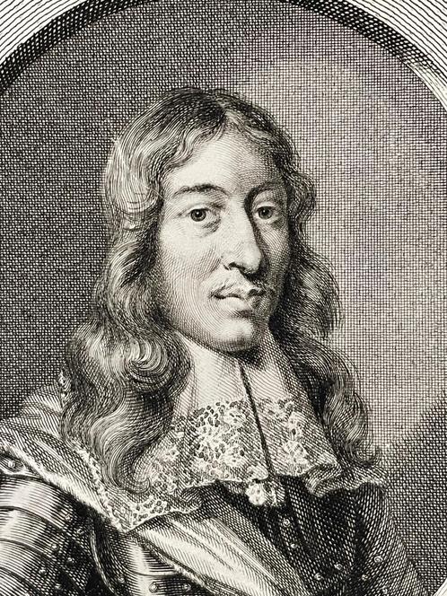 circa 1750 - Willem Joseph van Gend (tirion / Houbraken), Antiek en Kunst, Kunst | Etsen en Gravures, Ophalen of Verzenden