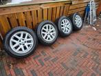 Set velgen land rover discovey 4. 5x120 general grabber at, 18 inch, Gebruikt, 255 mm, Banden en Velgen