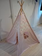 Roze tipi tent voor kinderen, Ophalen of Verzenden, Zo goed als nieuw, Hout