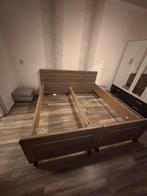 Senioren koppelbed 180x200 zonder lattenbodem, Huis en Inrichting, Tweepersoons, Ophalen of Verzenden, Zo goed als nieuw, 180 cm
