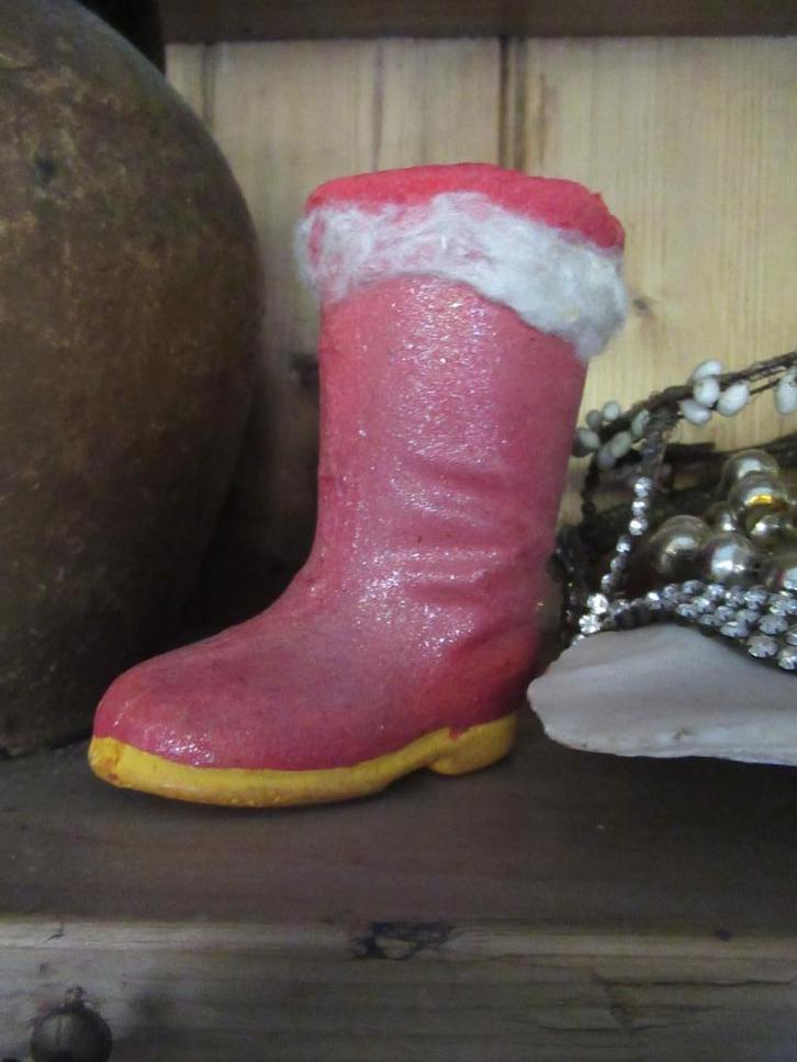 oude KERSTMAN LAARS , candy container / kerst, Diversen, Kerst, Gebruikt, Ophalen of Verzenden