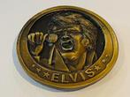 Elvis Presley - 1977 Concert Souvenir Belt Buckle. 1500  USA, Verzenden, Gebruikt, Gebruiksvoorwerp