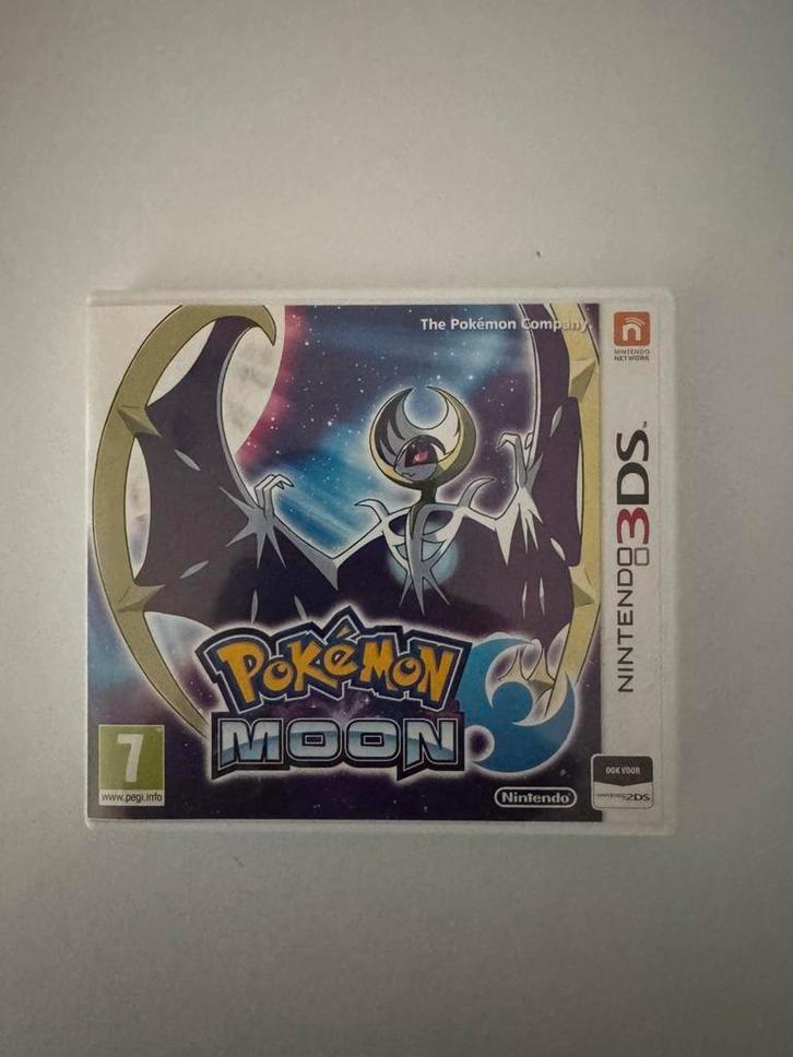 Pokemon Moon Nintendo 3DS CIB, Spelcomputers en Games, Games | Nintendo 2DS en 3DS, Zo goed als nieuw, Avontuur en Actie, 1 speler