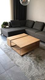 Bamboe salontafel, Huis en Inrichting, Tafels | Salontafels, 50 tot 100 cm, Vierkant, Zo goed als nieuw, Modern